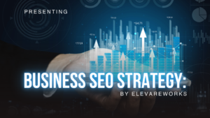Business SEO Strategy infographic outlining 5 scalable growth frameworks for demand capture and authority building